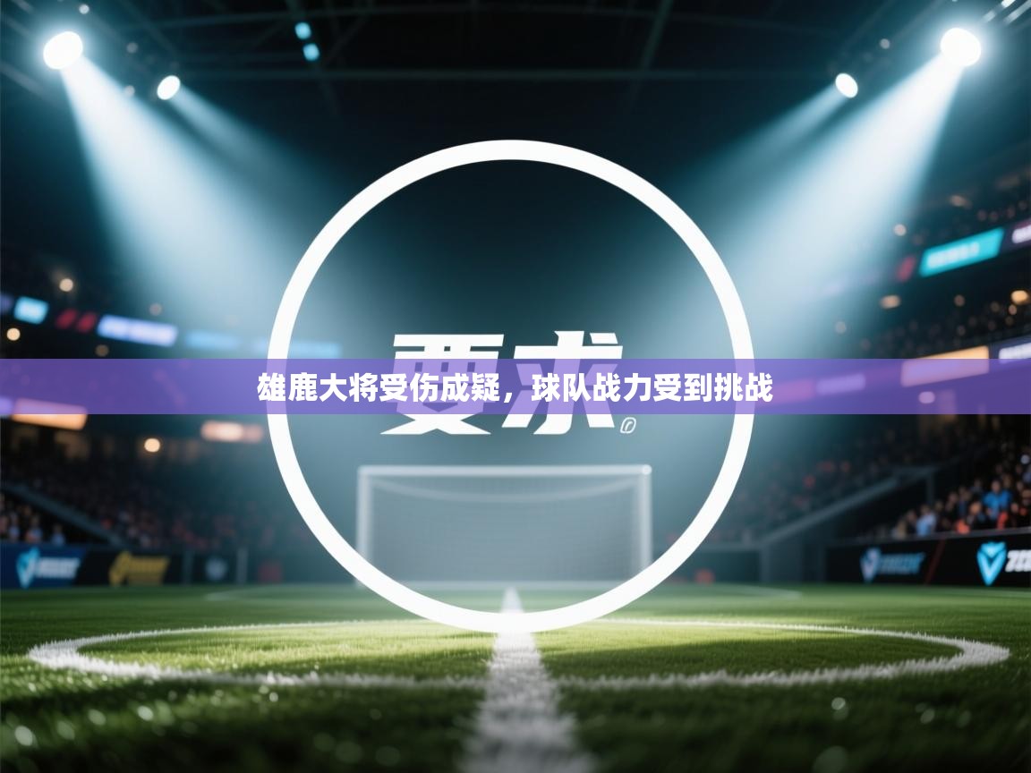 开云平台-雄鹿大将受伤成疑，球队战力受到挑战  第1张